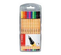 Stabilo Fiber Pen Punta de 0,4 mm Diseño de rayas hexagonales Tinta a base de ag