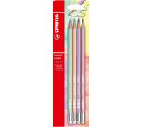 STABILO - Grafietpotlood met gum - Swano - HB - Pastel set met (Importación USA)