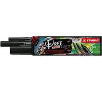 Stabilo Gratis Acrílico Marcador T100/T300/T800 Tinta Negra 1 de Cada Tamaño 3