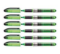 STABILO Lot de 5 Surligneurs NAVIGATOR Pte Biseautée 1 - 4 mm Vert