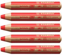 STABILO - lápiz de color, acuarela y cera - woody 3 in 1