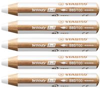 STABILO - lápiz de color, acuarela y cera - woody 3 in 1