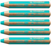 STABILO - lápiz de color, acuarela y cera - woody 3 in 1