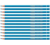 Stabilo, Lápiz de color de alta calidad STABILO Original - Caja con 12 unidades - Color azul cian