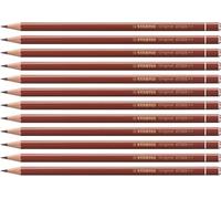 Stabilo, Lápiz de color de alta calidad STABILO Original - Caja con 12 unidades - Color rojo inglés intenso