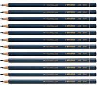 STABILO Lápiz de color multisuperficie All - Caja con 12 unidades - Color azul