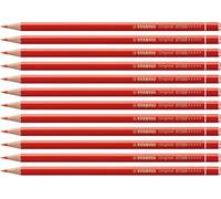 STABILO - Lápiz de color premium - Original - Pack de 12 - rojo permanente