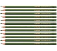 STABILO - Lápiz de color premium - Original - Pack de 12 - verde oliva