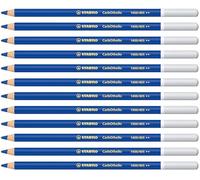 STABILO - Lápiz de color tiza-pastel - CarbOthello - Pack de 12 - azul ultramar