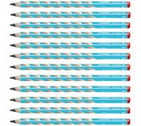 Lápiz stabilo easygraph azul madera (12 unidades)