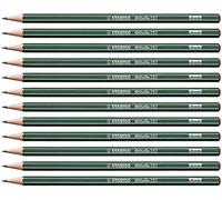 STABILO - lápiz de grafito - Othello | pack de 12, grado de dureza F