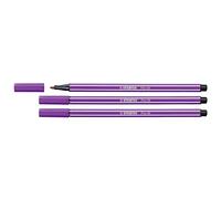 STABILO Lot de 3 Feutres Pen 68 Inodore Lilas