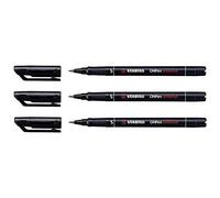 Stabilo rotulador permanente ohpen universal punta superfina 0,4mm. negro 841/46
