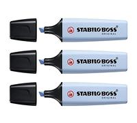Marcador Fluorescente STABILO Boss Pastel Color Nube Azul