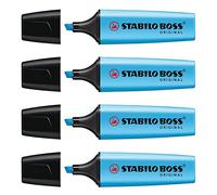 STABILO BOSS ORIGINAL MARCADOR FLUORESCENTE PUNTA BISELADA AZUL 70 31