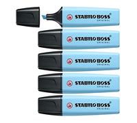 Stabilo 92849 Resaltador Boss Pastel, Azul Cielo