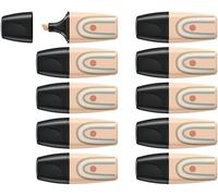STABILO Marcador BOSS MINI Naturevibes - Caja con 10 unidades color beige