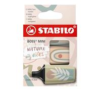 STABILO Marcador BOSS MINI Naturevibes - Estuche de cartón con 3 colores