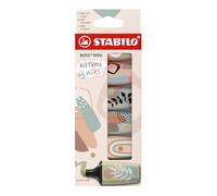 STABILO Marcador BOSS MINI Naturevibes – Estuche de cartón 6 colores