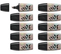 STABILO - Marcador - BOSS MINI Naturevibes - Pack de 10 - gris cálido