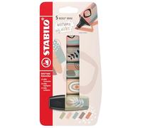 STABILO Marcador BOSS MINI Naturevibes - Pack con 5 colores
