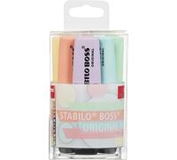 STABILO Resaltador BOSS Original Pastel - Bote x 6 resaltadores - Colores surtidos