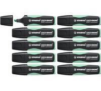 STABILO - Marcador ecológico - GREEN BOSS Pastel - Pack de 10 - verde menta