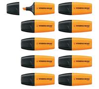 STABILO - Marcador fluorescente - BOSS MINI - Pack de 10 - naranja