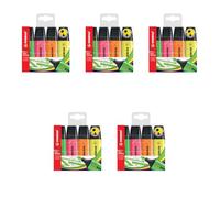 STABILO - marcador fluorescente - BOSS ORIGINAL | 5x pack de 4, amarillo, naranja, verde, rosa