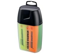 STABILO - marcador fluorescente - BOSS ORIGINAL | Big BOSS Box de 4, amarillo, naranja, verde, azul
