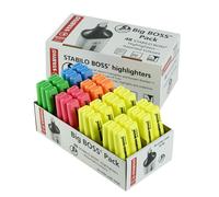 STABILO - Marcador fluorescente BOSS ORIGINAL - Pack con 48 marcadores en colore