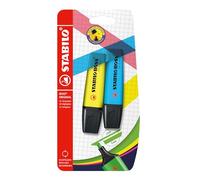 Marcador fluorescente STABILO BOSS ORIGINAL - Pack con 2 colores - Color amarillo y azul