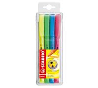 Marcador fluorescente de bolsillo STABILO flash - Estuche con 4 colores