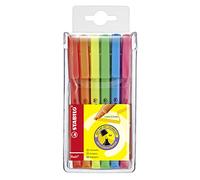 STABILO Marcador fluorescente flash - Estuche con 6 colores