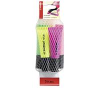 Marcador fluorescente STABILO NEON - Blíster con 5 colores