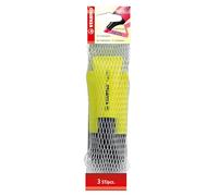 STABILO Marcador fluorescente NEON - Malla con 3 unidades color amarillo