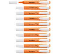 STABILO Swing Cool 10 Marcadores Fluorescentes Naranjas