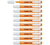 STABILO - Marcador fluorescente - swing cool - Pack de 10 - naranja