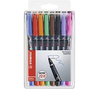 Stabilo, Marcador permanente STABILO OHPen universal punta superfina - Estuche con 8 colores