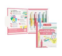 STABILO - Marcador - swing cool + Highlight App - incluye 100 escaneos | Pack de 4 colores pastel: amarillo polvoriento, rosa cerezo, verde menta y azul celestial