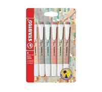 STABILO Marcador Swing Cool NatureCOLORS - Estuche con 6 colores
