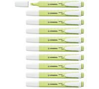 STABILO Marcador swing cool Pastel – Caja con 10 unidades – color chispa de lima
