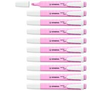 STABILO - Marcador - swing cool Pastel - Pack de 10 - fucsia helado