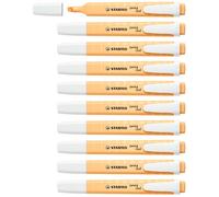 STABILO - Marcador - swing cool Pastel - Pack de 10 - naranja pálido