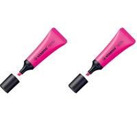 STABILO Mini iluminador Neon, rosa (Paquete de 2)