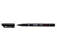 Stabilo OHPEN - Lote de 3 bolígrafos de fieltro universal permanente, M, 1 mm, color negro
