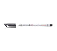 Stabilo Ohpen Universal Black Permanent Marker (Black, White, (Importación USA)