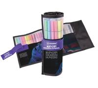 STABILO Pen 68 KPop Demon Hunters | Rotulador premium - Rollerset de 25 - con dibujo impreso de Rumi y Derpy