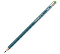 STABILO pencil 160 - Lápiz con goma de borrar (160 unidades, dureza HB)