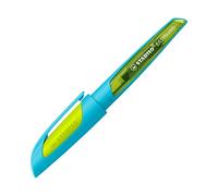 STABILO Pluma estilográfica ergonómica EASYbuddy M Nib Azul Claro/Lima